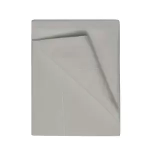 Image of Belledorm 400 Thread Count Egyptian Cotton Flat Sheet (Single) (Platinum)