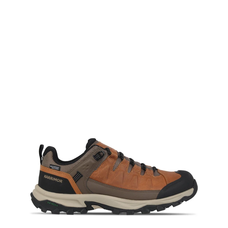 Image of Karrimor Logan Leather Waterproof Walking Shoe Mens Brown male 7 (41)