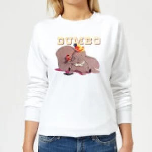 Image of Dumbo Timothy's Trombone Womens Sweatshirt - White