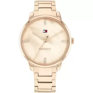 Image of Tommy Hilfiger Ladies Tommy Hilfiger Rose Gold Watch 1782545 - Rose Gold and Mother of Pearl