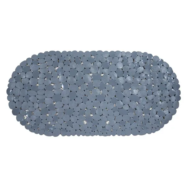 Image of Pebble Grey Bath Mat Grey
