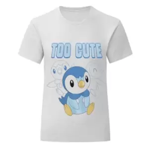 Image of Pokemon Childrens/Kids Piplup T-Shirt (5-6 Years) (White)