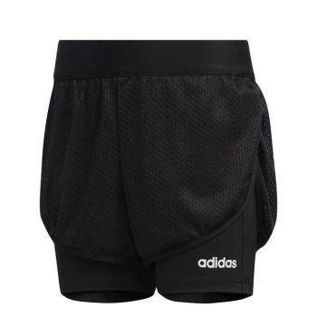 Image of adidas YG Training Shorts Junior Girls - Black