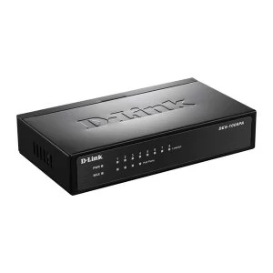 Image of D-Link POE 8 x 10/100 RJ45 Port Desktop Switch with 4 Ports (53w) UK Plug