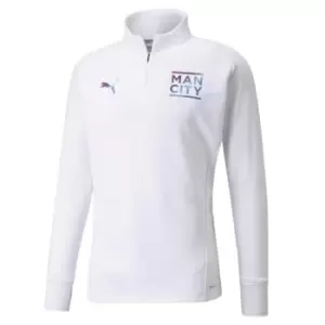 Image of Puma Manchester City FC Training Fleece Mens 2022/2023 - White
