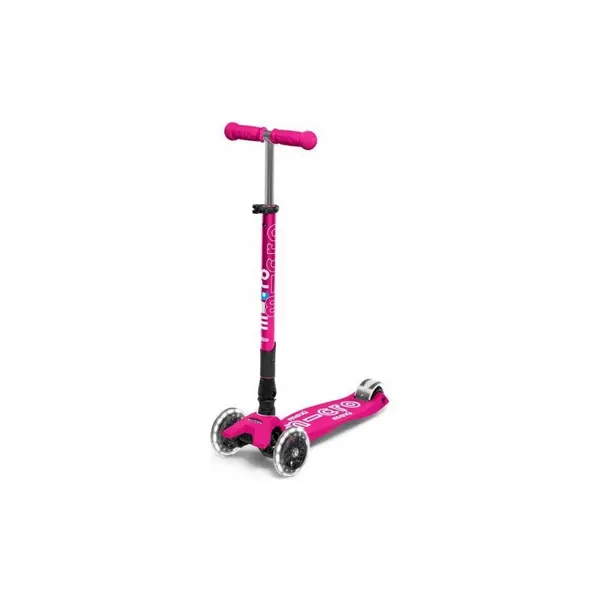 Image of Micro Scooters Micro Scooters Maxi Micro Deluxe LED Scooter MMD096 Shocking Pink MMD096