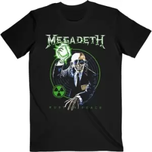 Image of Megadeth - Vic Target RIP Anniversary Unisex XX-Large T-Shirt - Black