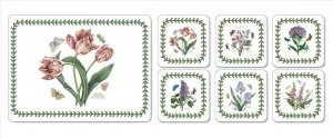 Image of Portmeirion Botanic Garden 6 Placemats and Coasters.