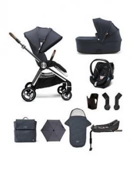 Image of Mamas & Papas Strada 9 Piece Complete Pushchair Bundle With Aton 5 Car Seat