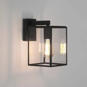 Image of Outdoor Wall Light Textured Black IP23, E27