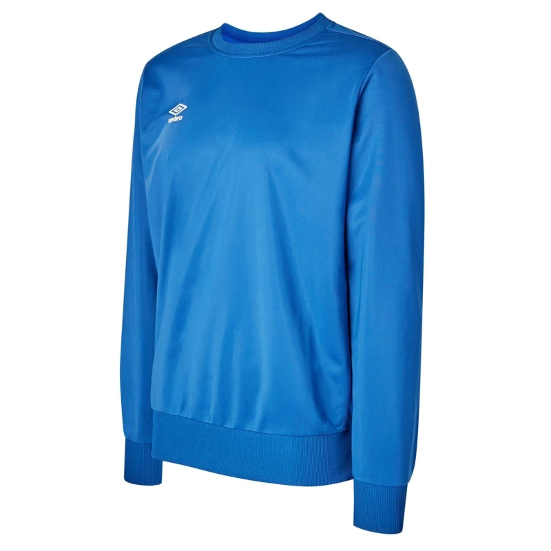 Image of Umbro Polyester Sweatshirt in Blue Size: 13 Years Blue Unisex 13 Years