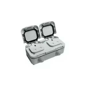 Image of Timeguard TPS201 Economy Outdoor Twin Gang Socket