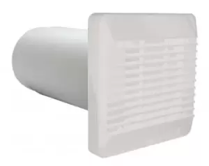 Image of Vent-Axia Wall Kit White for 100mm Fans - 254102