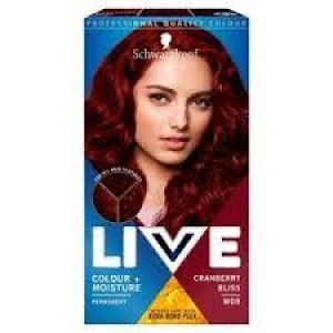Image of LIVE Colour+Moisture Permanent Red Hair Dye Cranberry Bliss