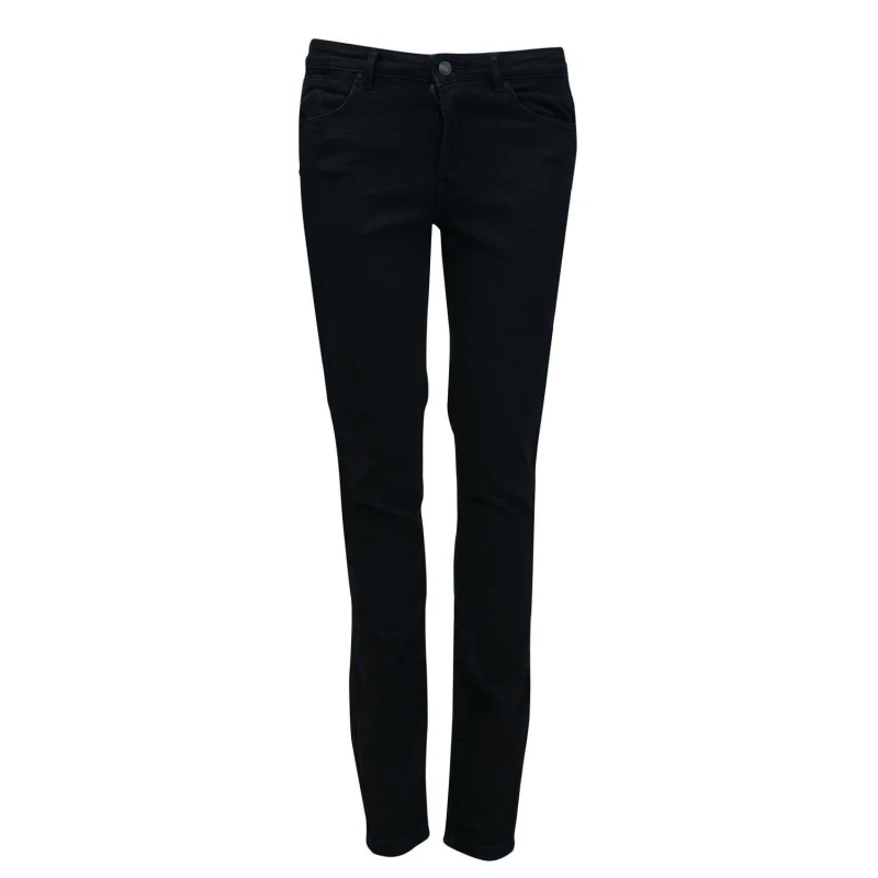 Image of Vero Moda June Mid Rise Skinny Jeans - Black ONE SIZE