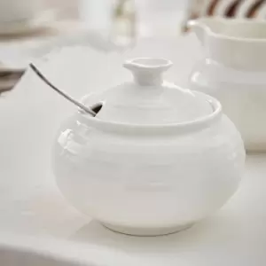 Image of Portmeirion Sophie Conran White Covered Sugar Bowl
