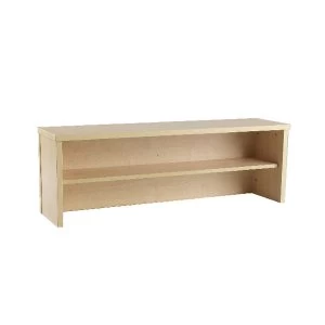 Image of Jemini Intro 1200mm Reception Desk Riser Warm Maple KF73525