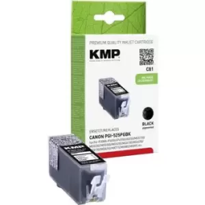 Image of KMP Ink replaced Canon PGI-525 Compatible Black C81 1513,0001