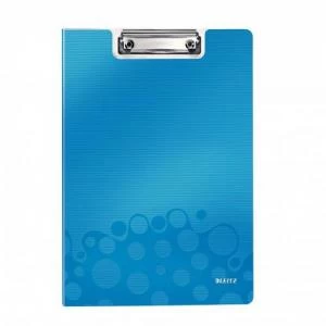 Image of Leitz WOW Clipfolder with Cover A4 - Metallic Blue - Outer carton of