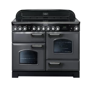 Image of Rangemaster CDL110EISL/C (123410) CLASSIC DELUXE 110cm Induction Range Cooker, Slate/C