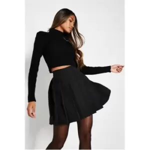 Image of I Saw It First Pleated Tennis Skirt - Black
