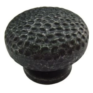 Image of BQ Black Painted Round Furniture knob Pack of 1