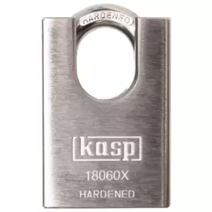 Image of Kasp Hardened Steel Padlock - 60mm - Close Shackle - MK