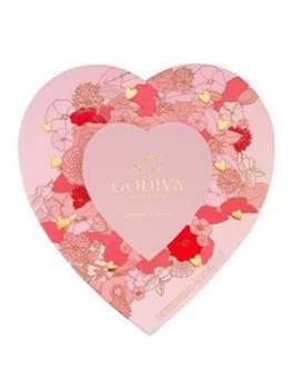 Image of Godiva Luxury Heart Shaped Chocolate Box 12 Pieces One Colour Women