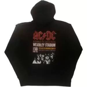 Image of AC/DC - Wembley '79 Unisex XX-Large Pullover Hoodie - Black