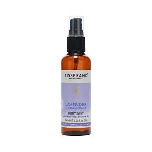 Image of Tisserand Aromatherapy Lavender and Chamomile Body Mist 100ml