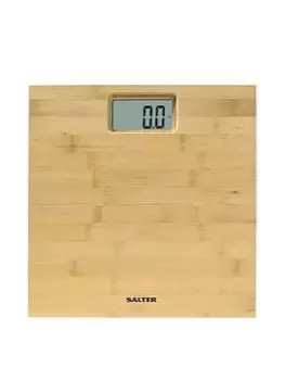 Image of Salter Bamboo Electronic Bathroom Scale