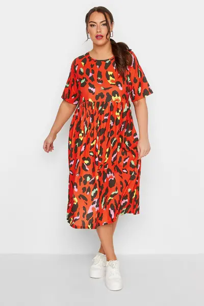 Image of Yours Midaxi Dress Orange