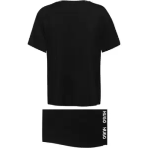 Image of Hugo T-Shirt & Shorts Set - Black