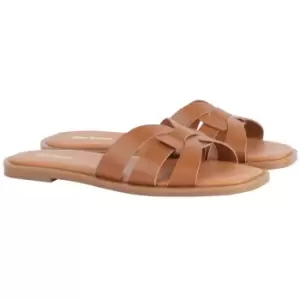 Image of Barbour Womens Miranda Sandals Cognac UK 5