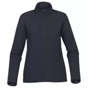 Image of Stormtech Womens/Ladies Orbiter Soft Shell Jacket (XL) (Navy/Carbon)