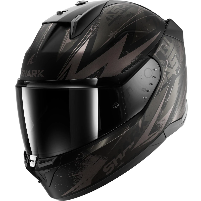 Image of Shark D-Skwal 3 Blast-R Helmet, black-grey, Size 2XL for Men