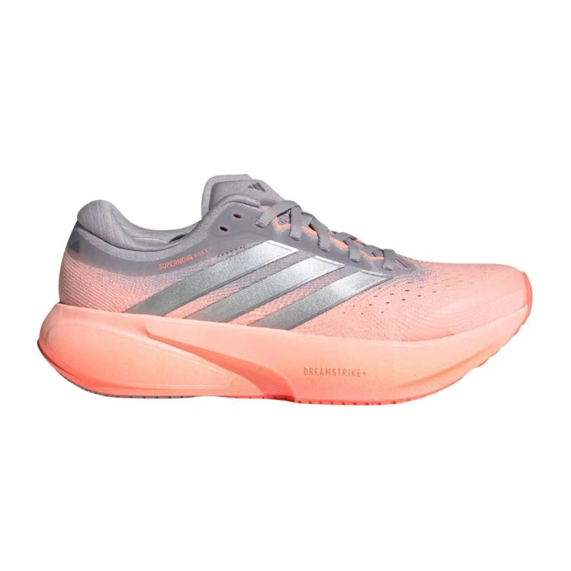 Image of Adidas Supernova Rise 3 Orange Gray SS26 Women Shoes, Size UK 7