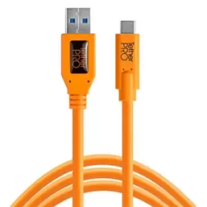 Image of TetherTools TetherPro USB 3.0 to USB-C 15ft (4.6m) CUC3215-ORG