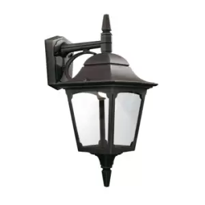 Image of Outdoor IP44 Wall Light Sconce Black LED E27 100W Bulb External d00306