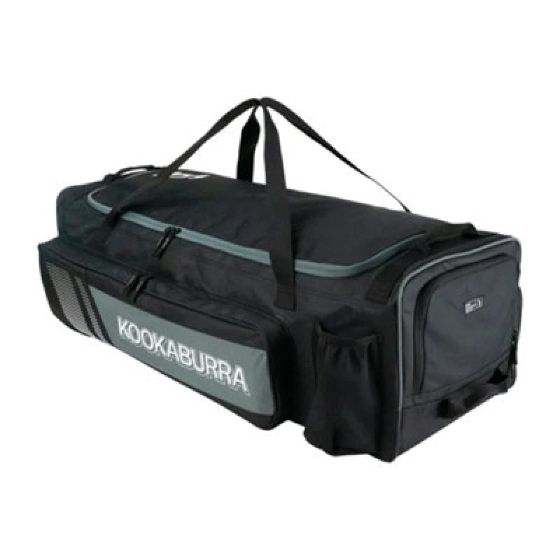 Image of Kookaburra 2026 Pro Wheeled Cricket Bag Black/bone (One Size)