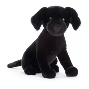 Image of Jellycat Pippa Black Labrador, Fur, Check