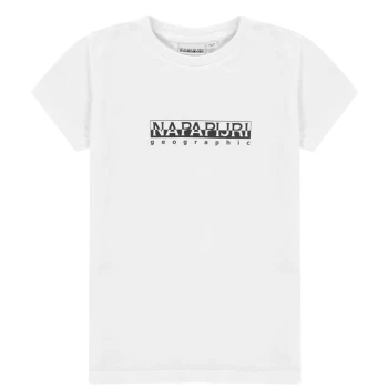 Image of Napapijri Boys Small Box T Shirt - White
