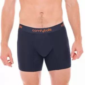 Image of Comfyballs Cotton Long Boxer - Blue