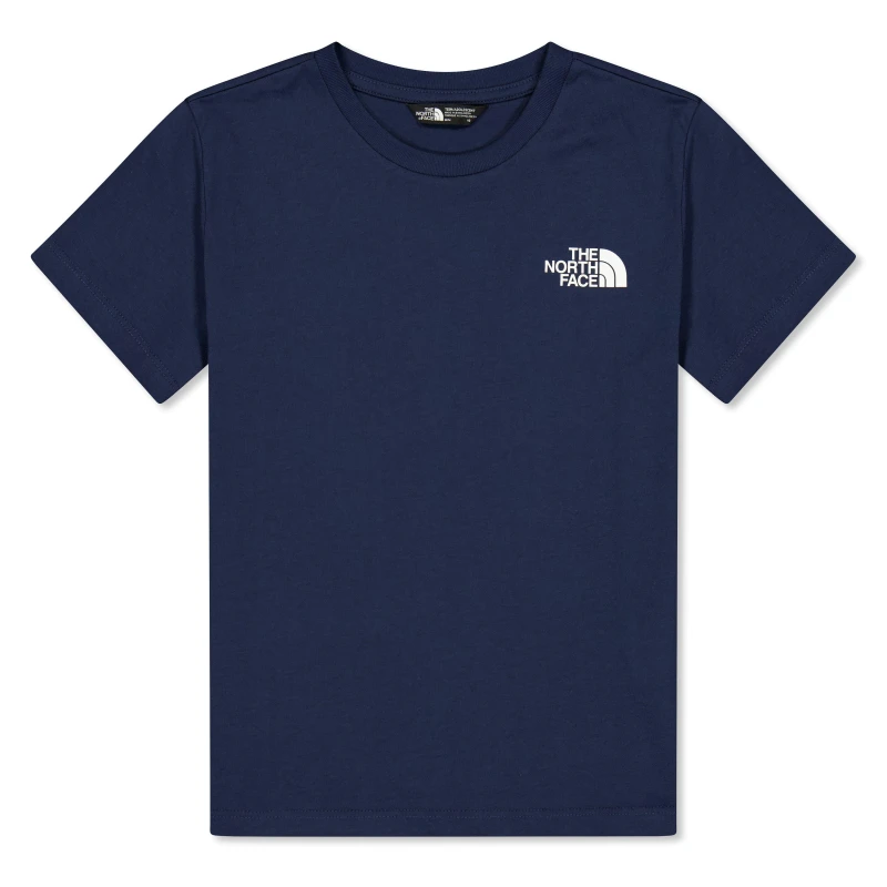 Image of The North Face Simple Dome Regular Fit T-Shirt Juniors Summit Navy male 9-10 (M)