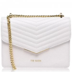 Image of Ted Baker Bonitah Small Crossbody Quilted Bag - ivory