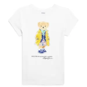 Image of Polo Ralph Lauren Polo Ralph Lauren Bear T-Shirt Juniors - White