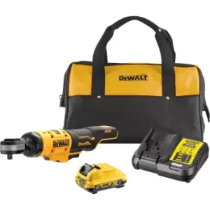 Image of DEWALT DCF503 12v XR Cordless 3/8" Drive Open Head Ratchet Wrench 1 x 2ah Li-ion Charger Bag