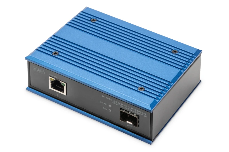 Image of Digitus 10/100/1000 Base-TX to 1000 Base-FX Industrial Media Converter