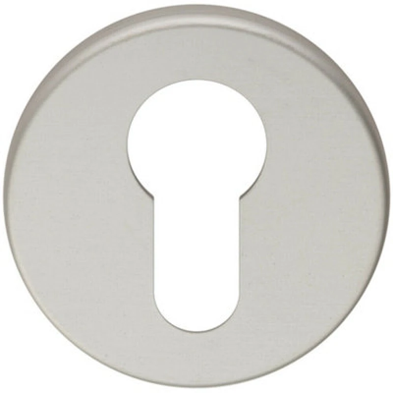 Image of Loops 52mm Euro Profile Round Escutcheon Concealed Fix Satin Adonised Aluminium Multi unisex
