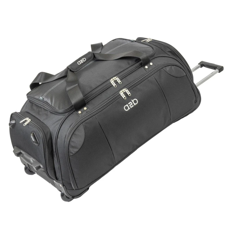 Image of A2B Quest 95.3L Wheeled Holdall Roller Duffel Bag Black unisex Large
